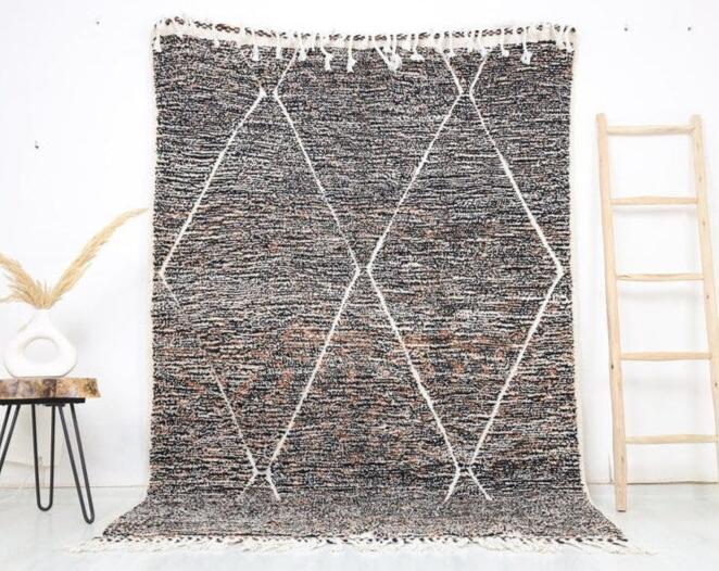 Tamza Beni Ourain Rug 5'4" x 8'2" - Urbann-Vibe