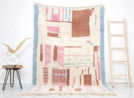 Itri Beni Ourain Rug 5'2" x 8'3" - Urbann-Vibe