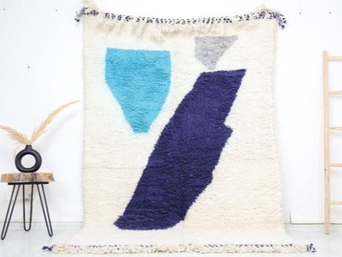 Dihya Beni Ourain Rug 5'2" x 7'7" - Urbann-Vibe