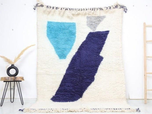 Dihya Beni Ourain Rug 5'2" x 7'7" - Urbann-Vibe