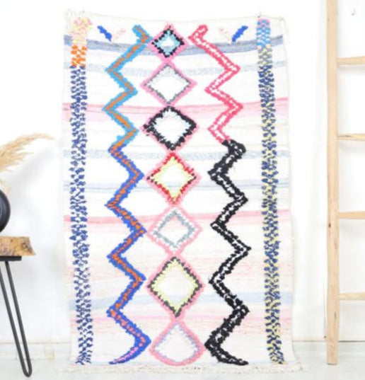 Tanirt Moroccan Rug  2'9" x 4'7" - Urbann-Vibe