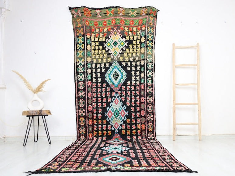 Assirem Vintage Moroccan Rug 4'2" x 12'4" - Urbann-Vibe