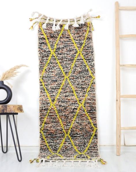 Ghnima Moroccan Rug 1'8" x 5'3" - Urbann-Vibe