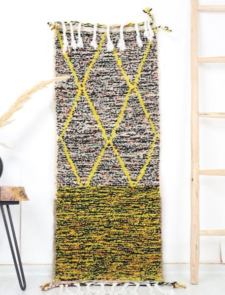 Tanagrit Moroccan Rug 1'9" x 4'9" - Urbann-Vibe