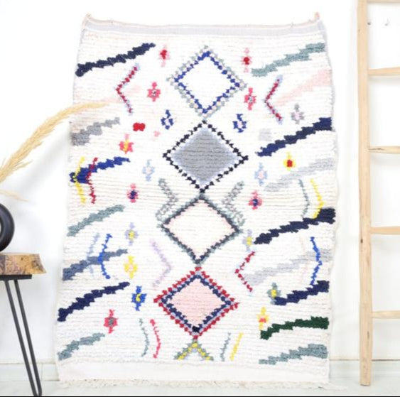 Sura Moroccan Rug 3'3" x 4'5" - Urbann-Vibe