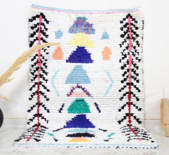 Igider Moroccan Rug 72 cm x 118 cm - Urbann-Vibe