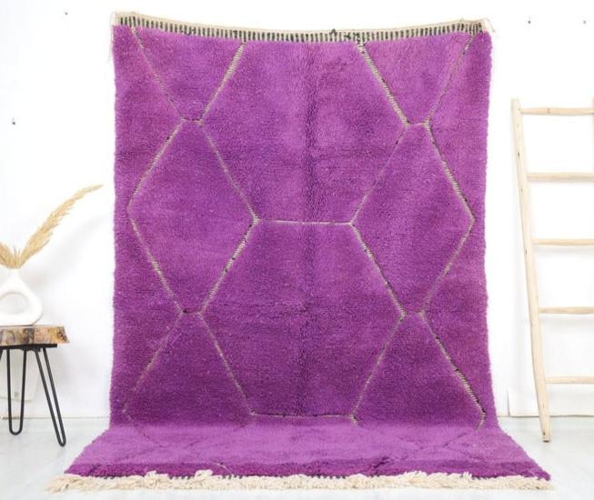 Uzlira Beni Ourain Rug 5'6" x 8'4" - Urbann-Vibe