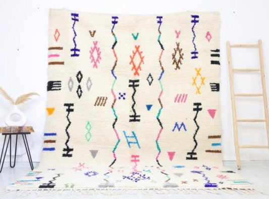 Markunda Moroccan Rug 6'8" x 9'5" - Urbann-Vibe