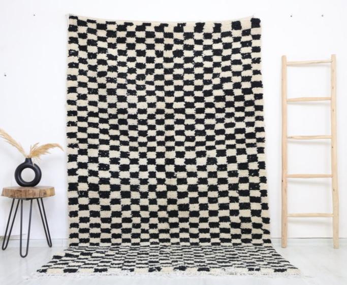 Usaden Beni Ourain Rug 5'1" x 8'5" - Urbann-Vibe