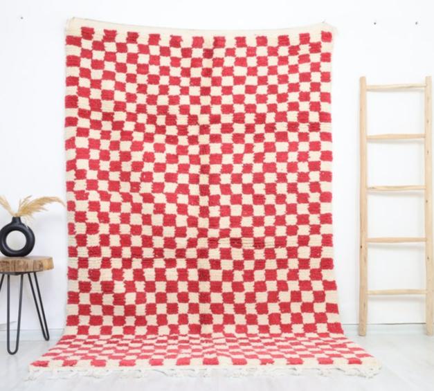 Tayri Beni Ourain Rug 5'2" x 8'2" - Urbann-Vibe