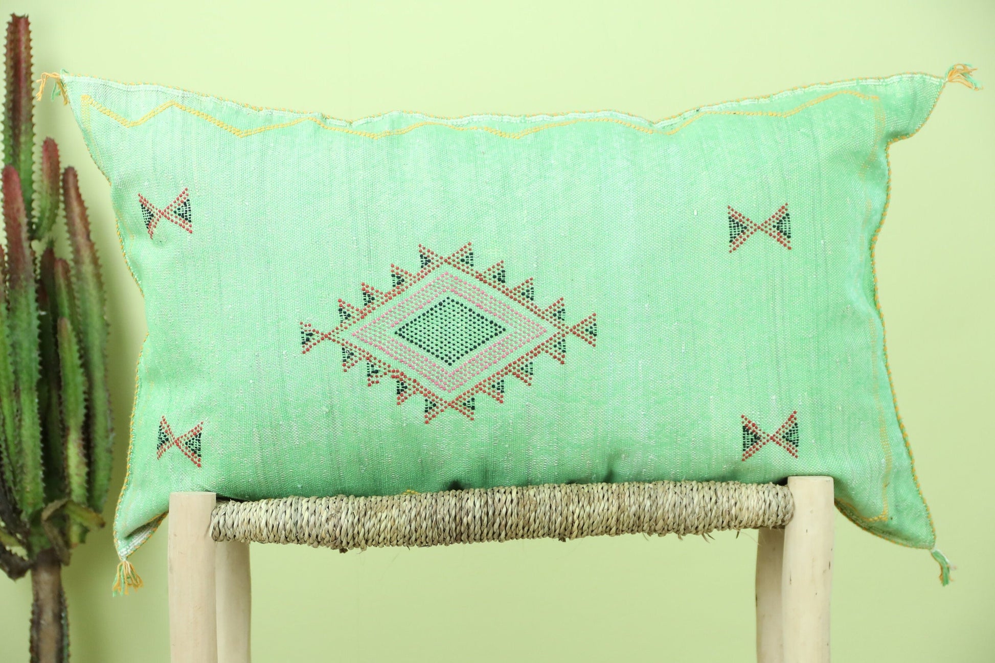 Fuzal Cactus Silk Pillow - Urbann-Vibe