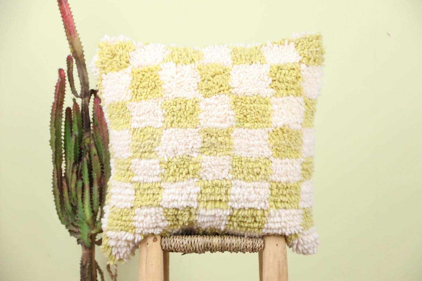 Ilan Checkered Pillow - Urbann-Vibe
