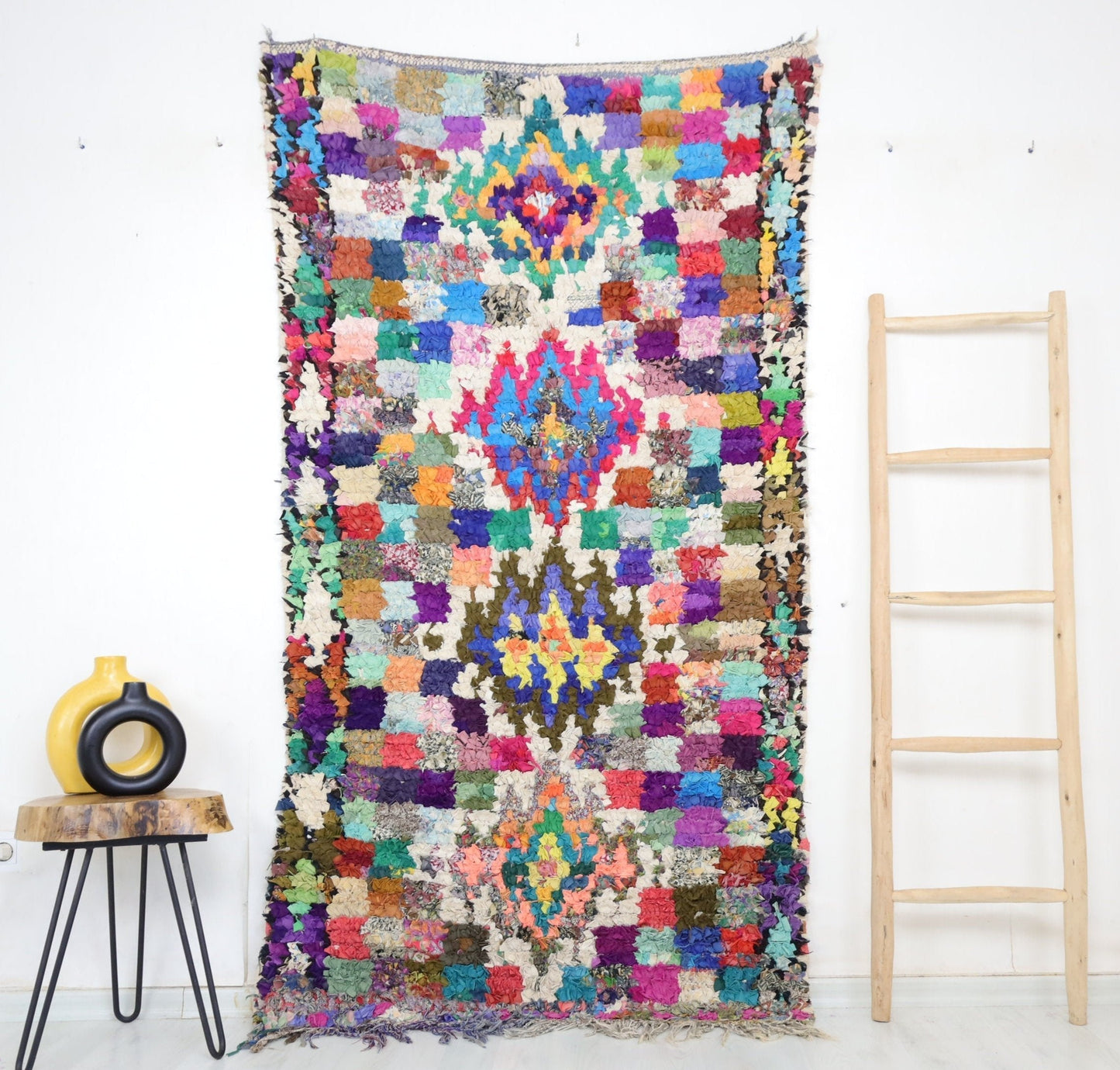 Yebrahim  Moroccan Rug 3'7" x 6'9" - Urbann-Vibe