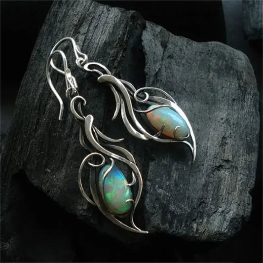 Suzanne - Opal Drop Earrings - Urbann-Vibe