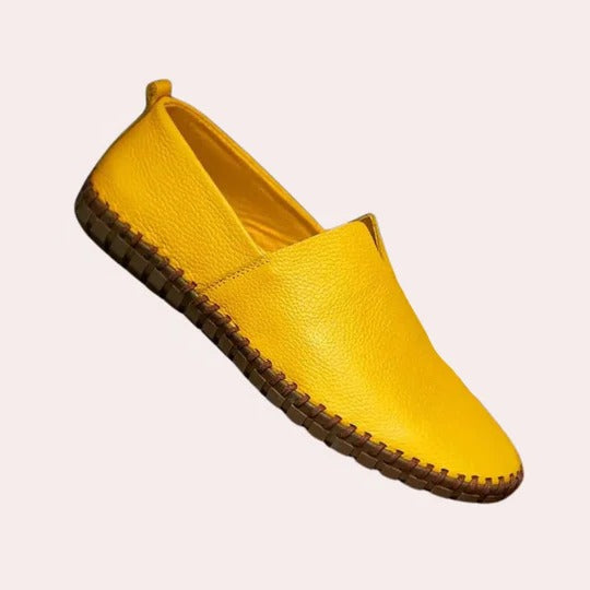 Men's slip-on loafers with non-slip outsole, clean minimalist silhouette for indoor outdoor everyday wear