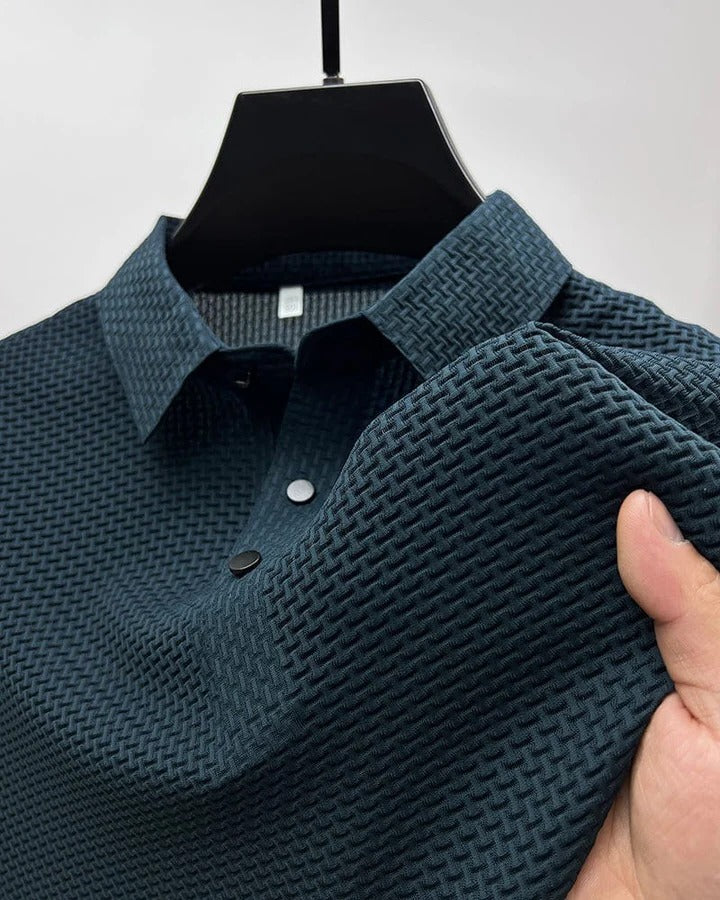 Men's white mesh T-shirt regular fit short sleeves breathable ventilation panels casual athletic