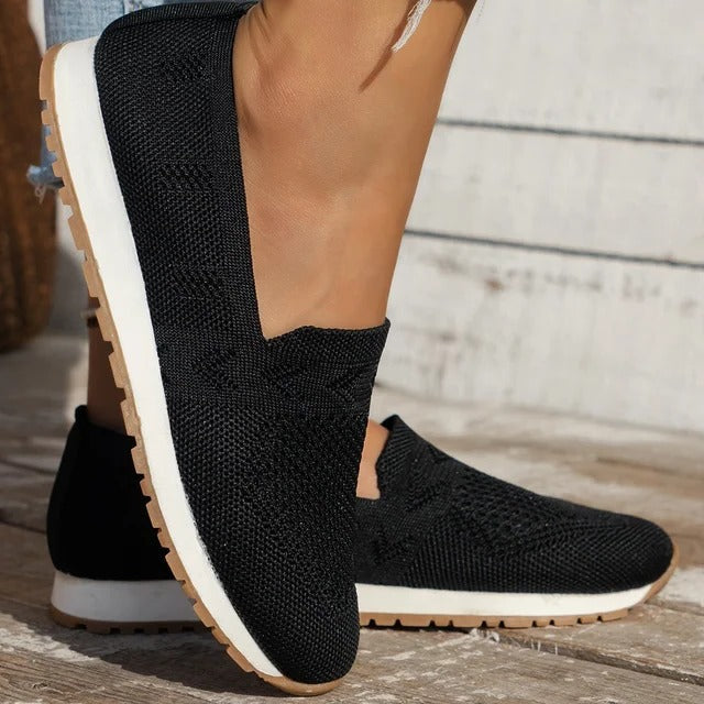Urbann Vibe slip-on walking shoes with shock-absorbing outsole, lightweight neutral design for daily comfort