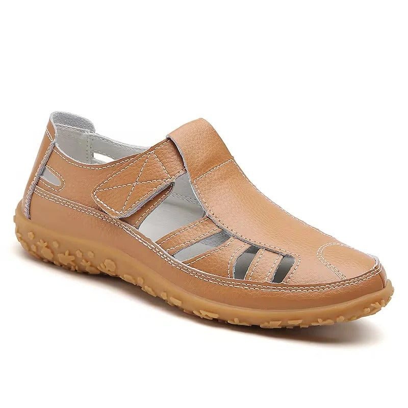 Slip-resistant stability sandals with arch support, lightweight casual design for all-day comfort and foot alignment