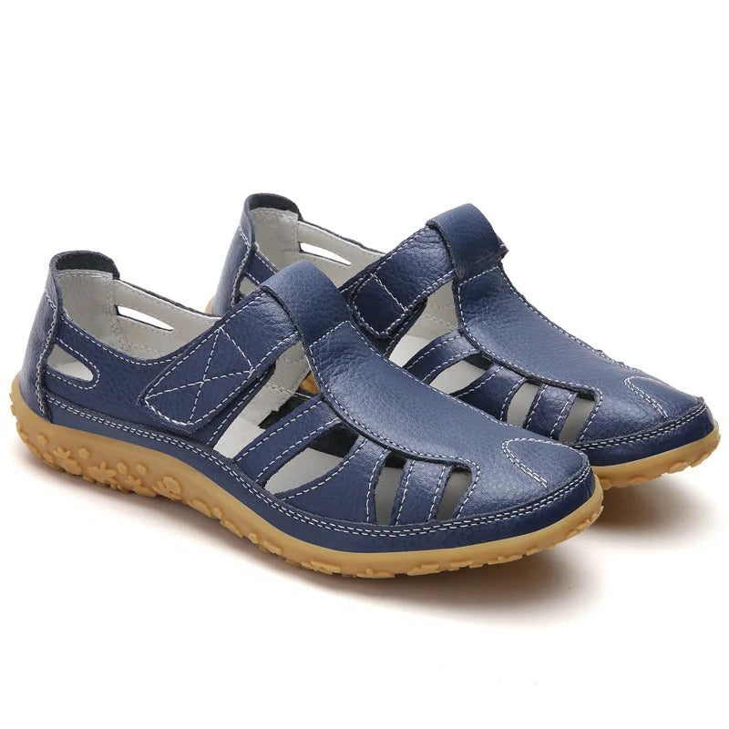 Slip-resistant stability sandals with arch support, lightweight sole, and adjustable straps for all-day comfort