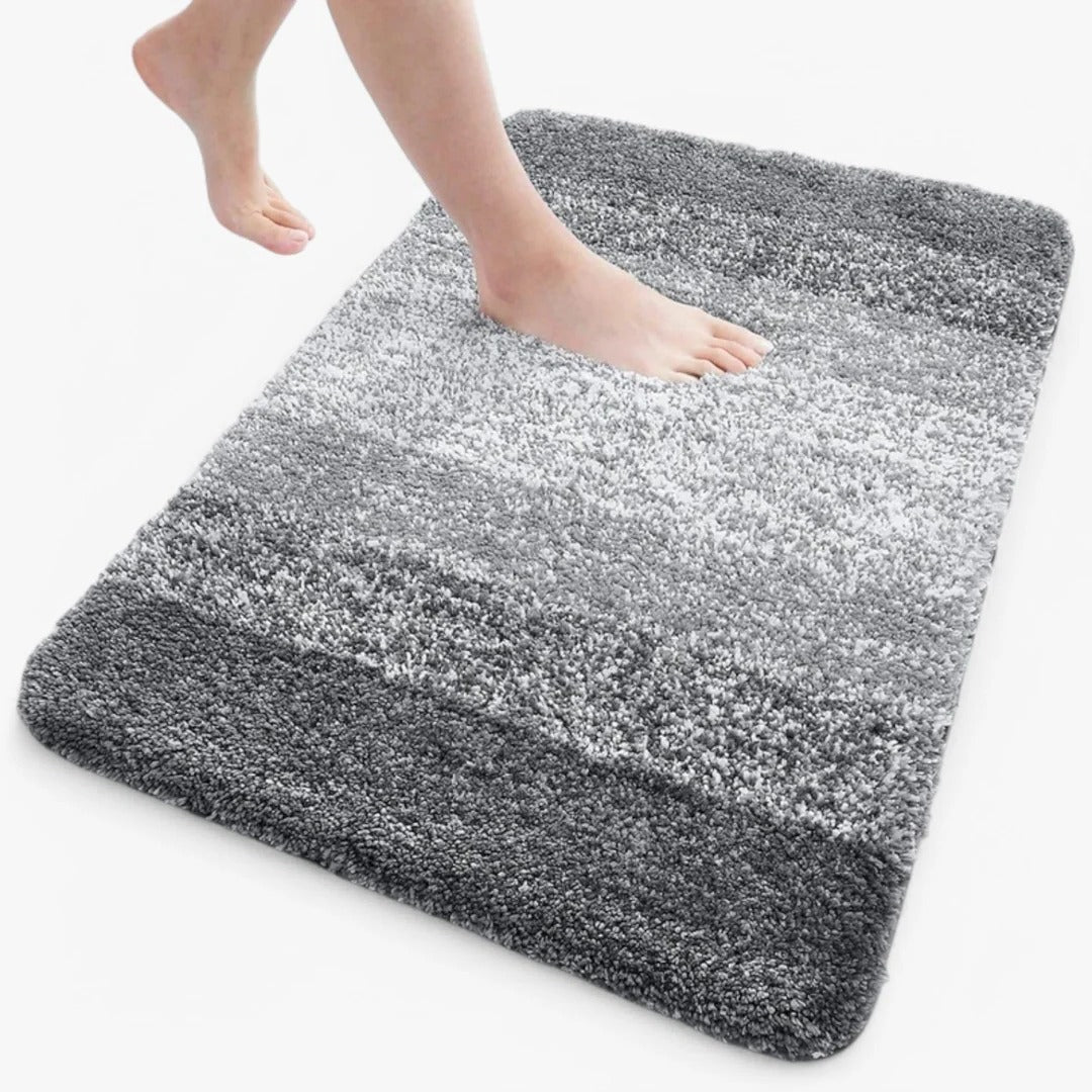 Ultra quick-drying non-slip bathroom mat for moisture control, safe floors, busy homes