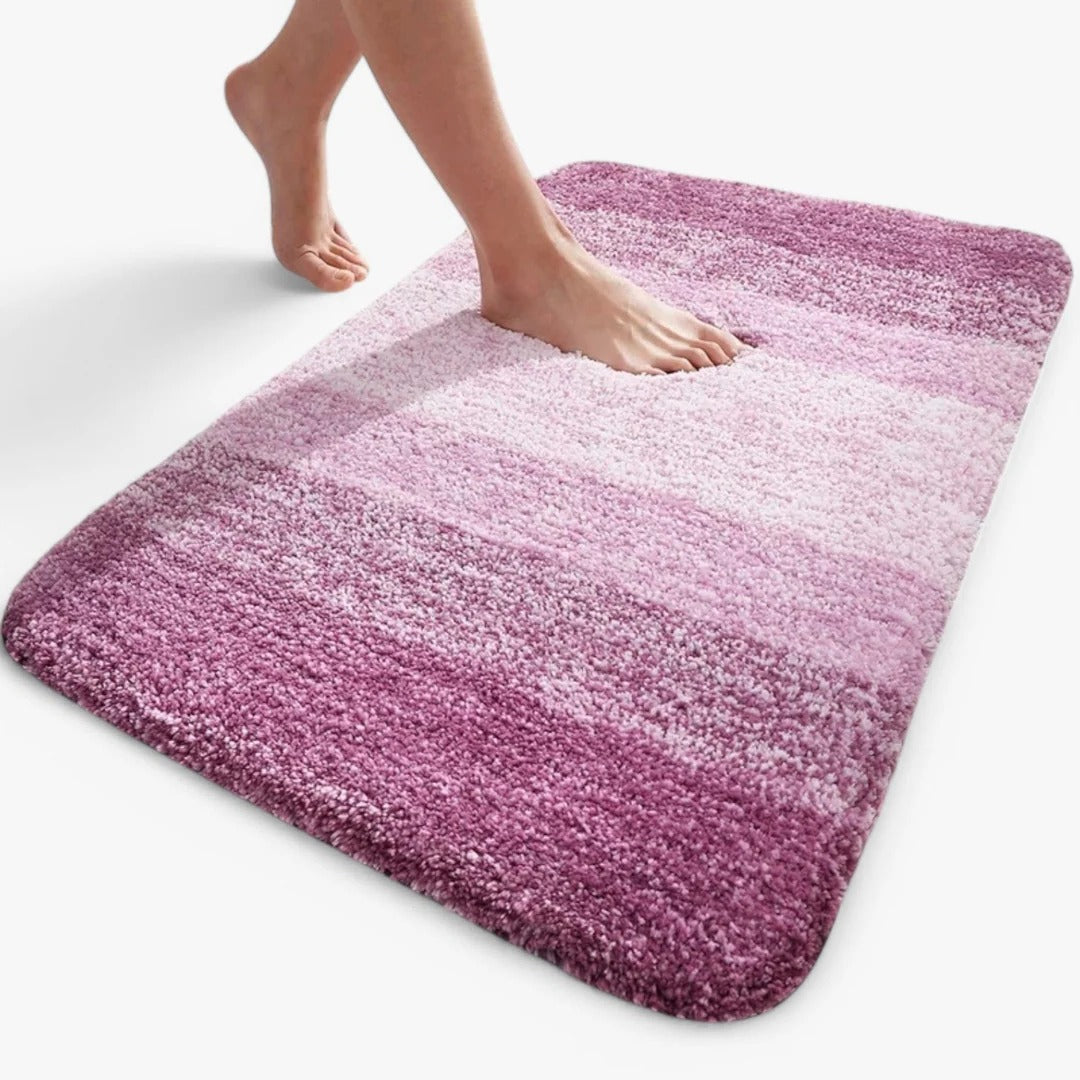 Ultra quick-drying non-slip bathroom mat for moisture control, safe floors, ideal for busy homes
