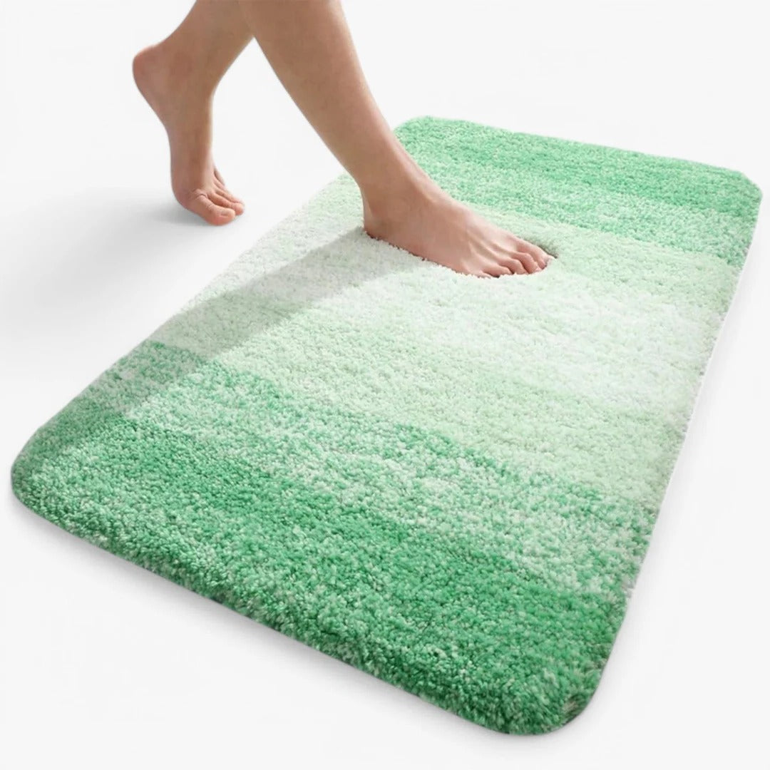 Ultra quick-drying non-slip bathroom mat for moisture control, safe floors, busy homes