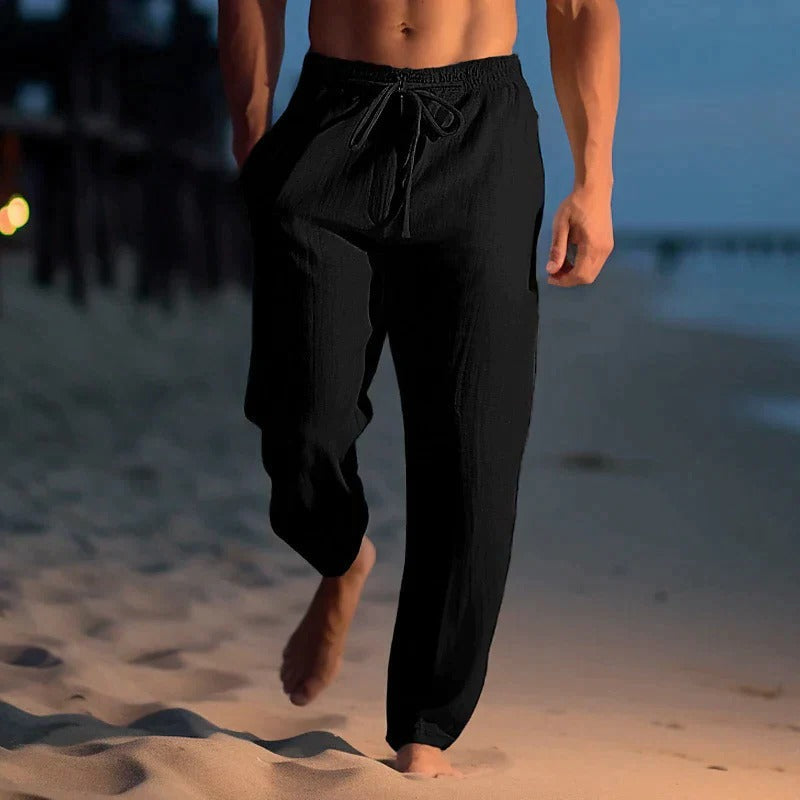 Urbann-Vibe men's lightweight slim fit trousers breathable comfort for warm weather outdoor wear