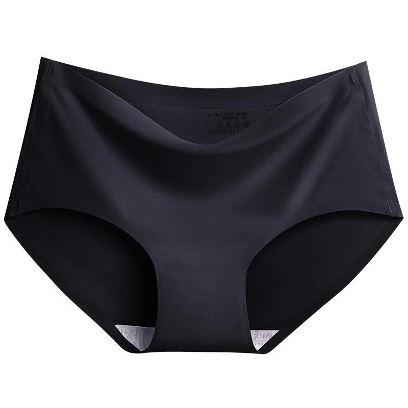 Women seamless brief set 5-piece no-show underwear smooth invisible fit under fitted clothes