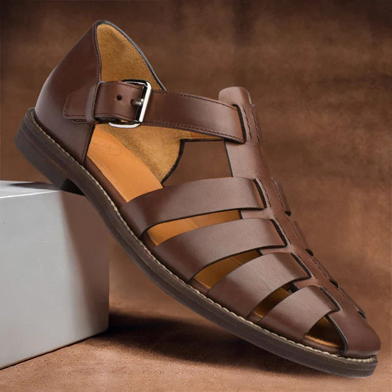 Men's casual sandals with adjustable straps lightweight slip-resistant sole everyday comfort warm-weather