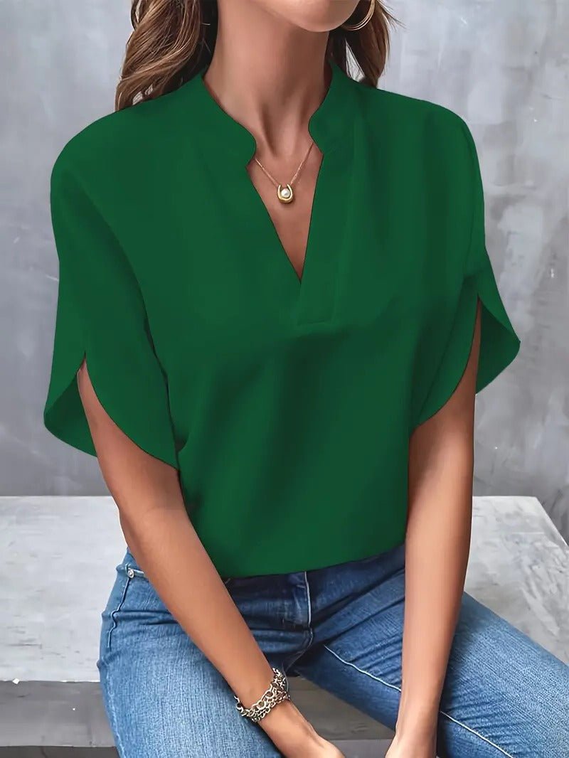 TrendAura women's lightweight everyday blouse, airy relaxed silhouette for versatile day-to-night wear