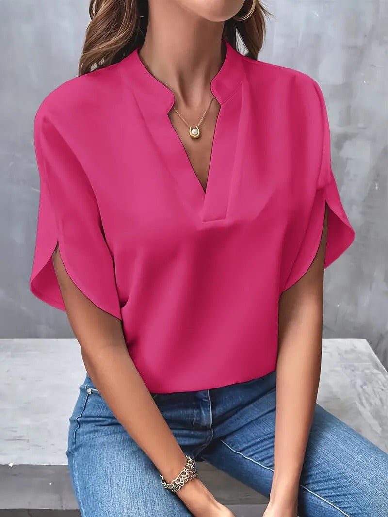 TrendAura women's lightweight everyday blouse, airy silhouette, versatile day-to-night comfort fit