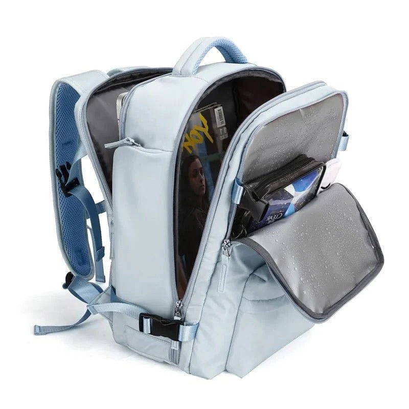 Haven waterproof daypack black durable all-weather backpack with weather-sealed construction for commuters