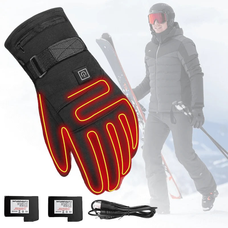 Heated Gloves with Adjustable Temperature Settings - Urbann-Vibe