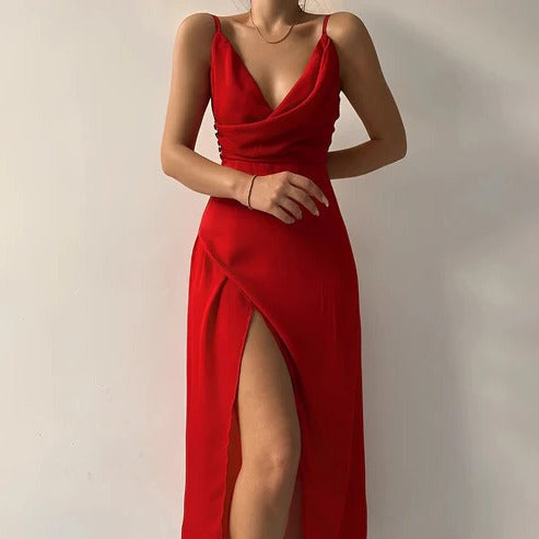 Floral maxi dress floor-length silhouette flattering formal wedding guest elegant evening gown