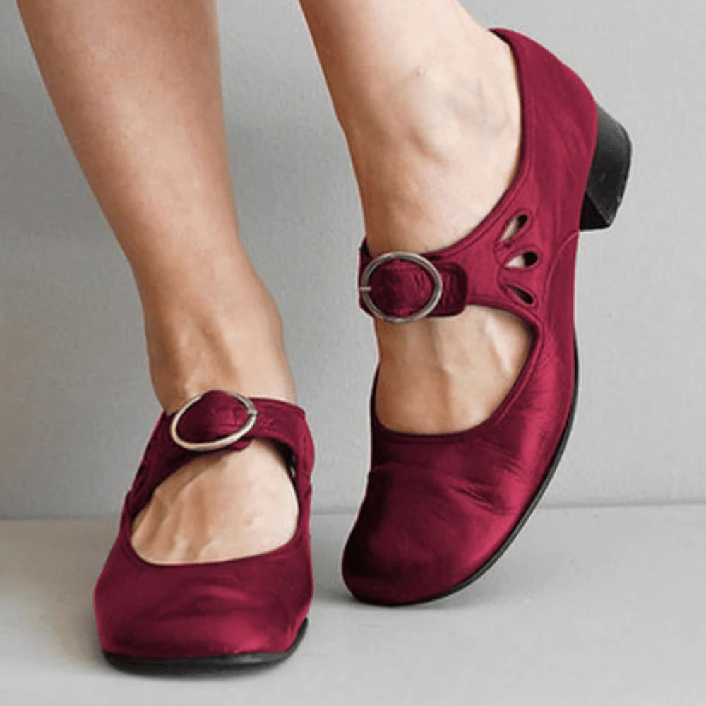 Women's slip-on sandals cushioned footbed supportive low heel casual summer everyday comfort