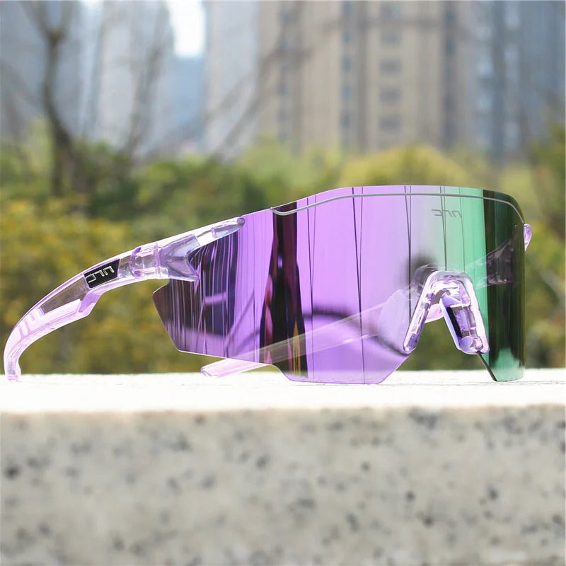 UrbannVibe polarized sports sunglasses lightweight wrap-around frame UV protection for cyclists runners