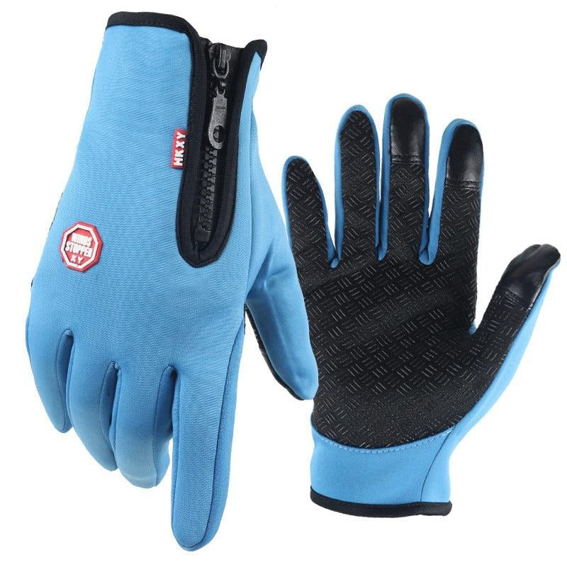 Black ultra-thin thermal commuter gloves touchscreen-compatible windproof fleece-lined winter warmth