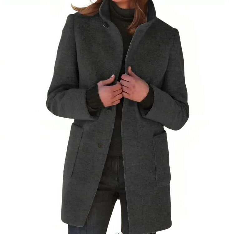 Women's slim-fit everyday jacket refined contemporary cut for work commute and casual outings