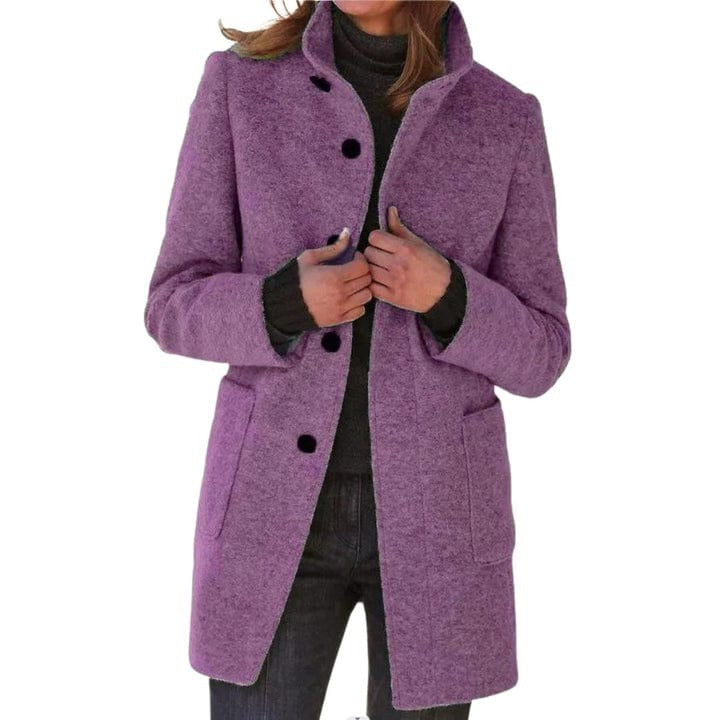 Women's slim-fit everyday jacket refined contemporary cut for work commute and casual outings