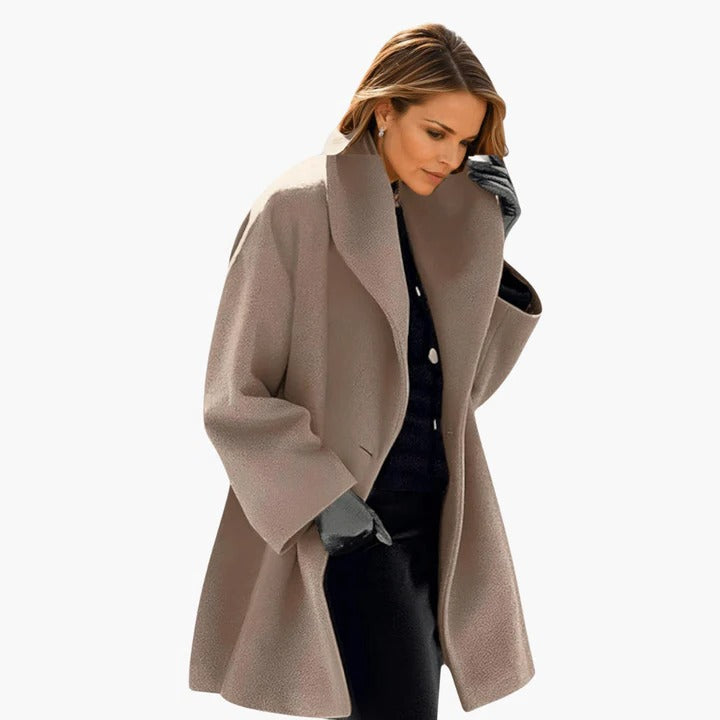 Women's transitional jacket streamlined silhouette tailored fit adjustable collar layerable mid-season style