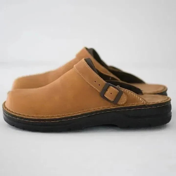 TrendAura men's slip-on clogs non-slip sole durable lightweight indoor outdoor casual footwear
