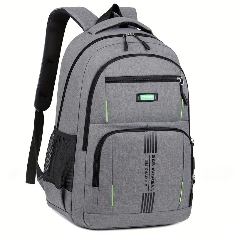 Urbann Vibe black professional business backpack for men with multi-compartment design and laptop sleeve