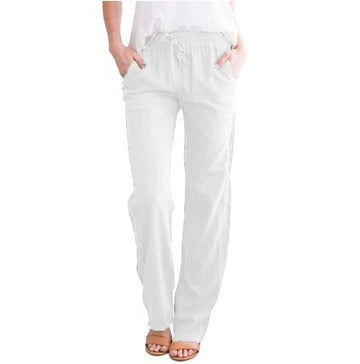 Women's lightweight summer trousers breathable relaxed fit travel-ready casual pants for busy days