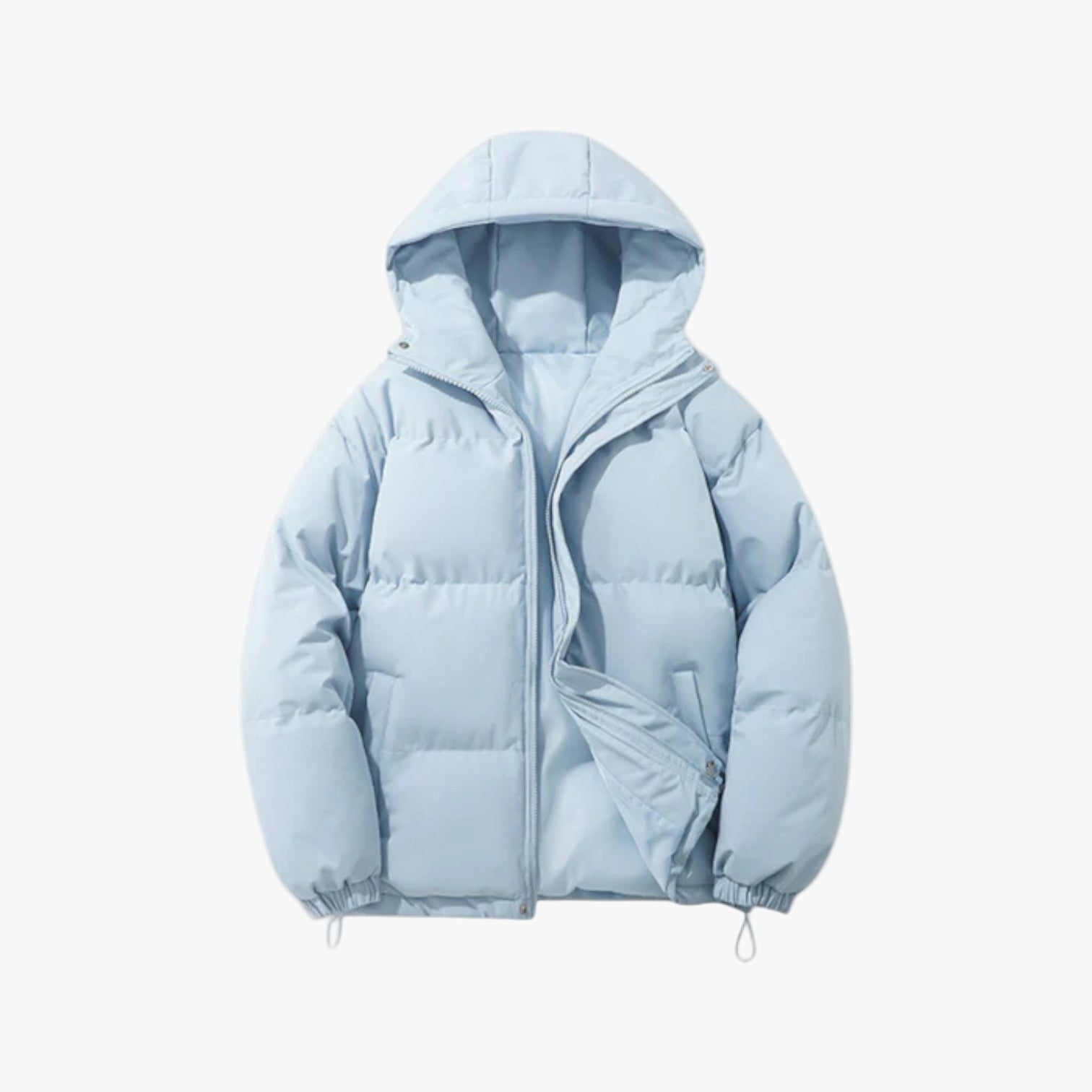 Men's weatherproof winter parka jacket with warm quilted lining, water-repellent urban outdoor coat