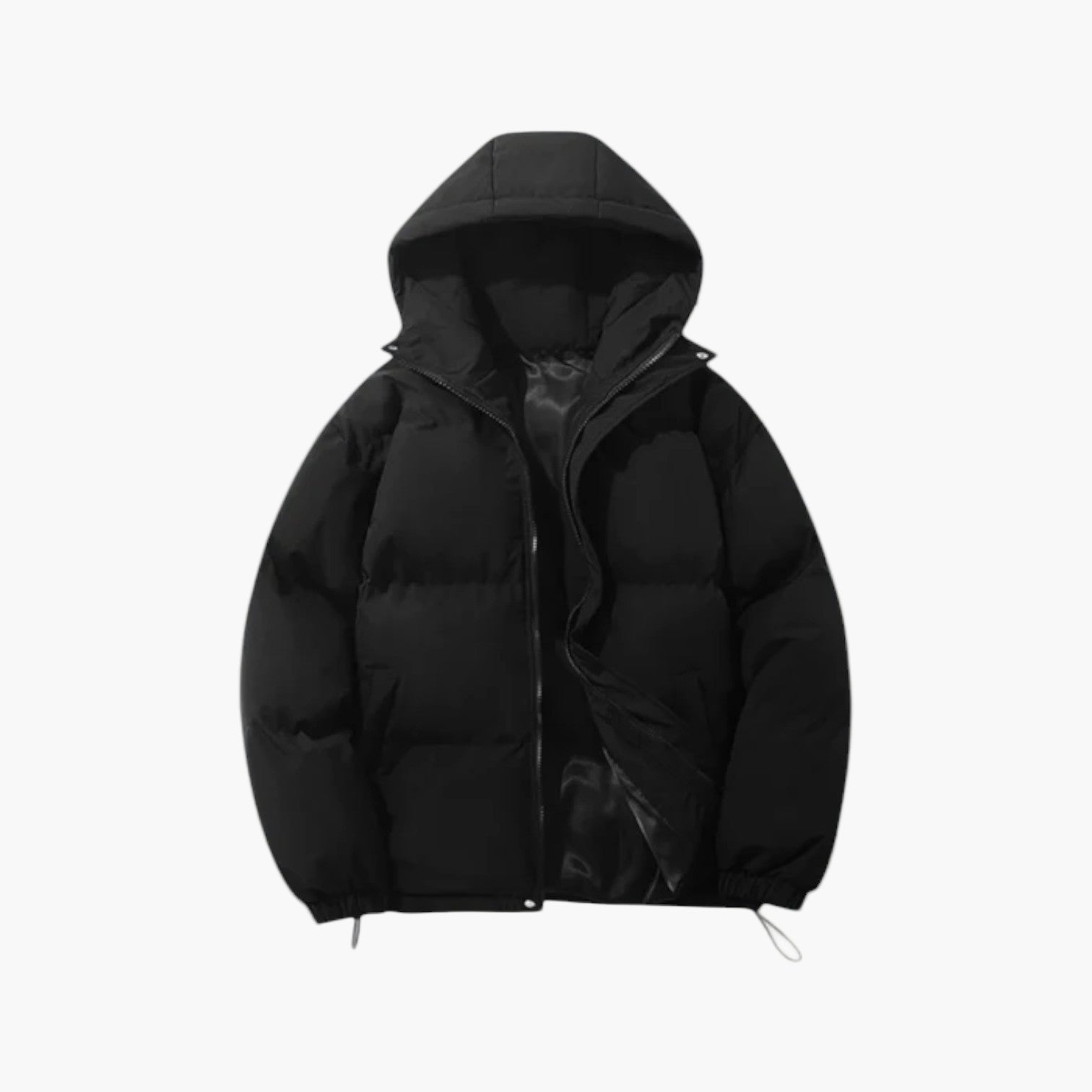 Men's weatherproof winter parka jacket with warm quilted lining, water-repellent urban outdoor coat