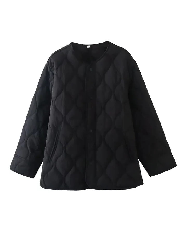 Unisex loose-fit winter jacket casual silhouette with relaxed cut for effortless everyday layering