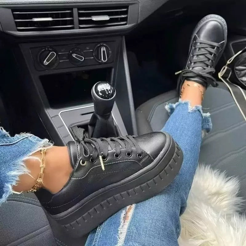 Urbann-Vibe eco leather training shoes modern silhouette athletic style all-day comfort active wear