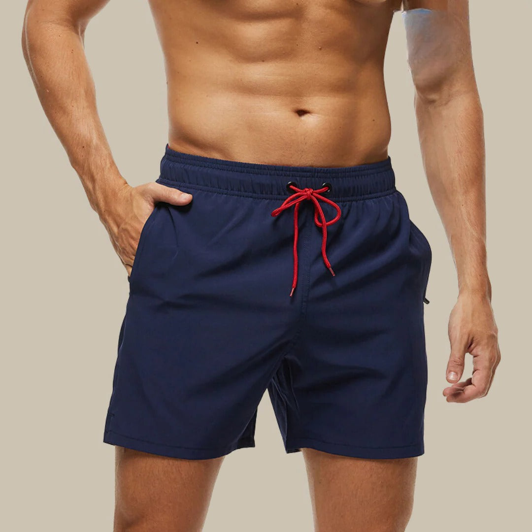 Men's lightweight quick-dry swim shorts, versatile beach and pool style with comfort fit