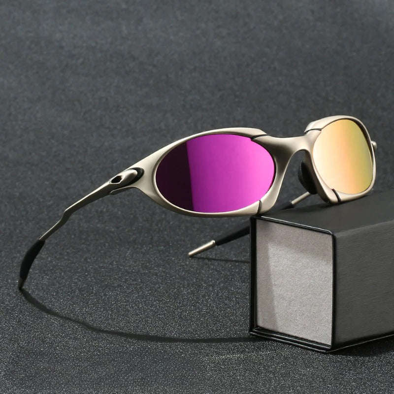 TrendAura men's polarized sport sunglasses lightweight UV protection frame glare-reducing lenses outdoor