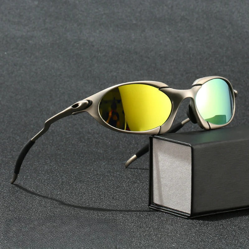 TrendAura polarized sport sunglasses lightweight frame UV protection glare-reducing lenses outdoor active men